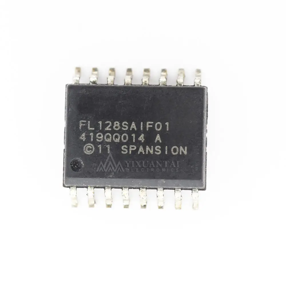 

5pcs/Lot S25FL128SAGMFI001 FL128SAIFI01 S25FL128S Series 128 Mb (16M x 8)3 V 133 MHz SPI Serial Flash-NOR SOIC-16 New