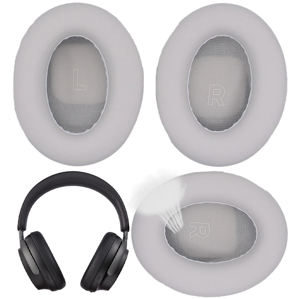 وسادات أذن بديلة لسماعات Bose QuietComfort Ultra QC Ultra وسائد أذن غطاء وسادة من الإسفنج أجزاء إصلاح أكواب الأذن