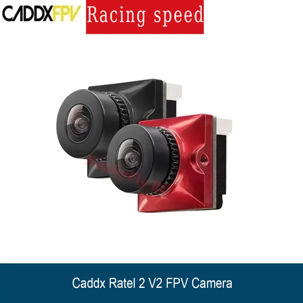 Caddx Ratel 2 V2 FPV-Kamera - 2,1mm Objektiv Super WDR 16:9/4:3, 19x19mm, PAL/NTSC für RC-Renndrohnen-Kamera
