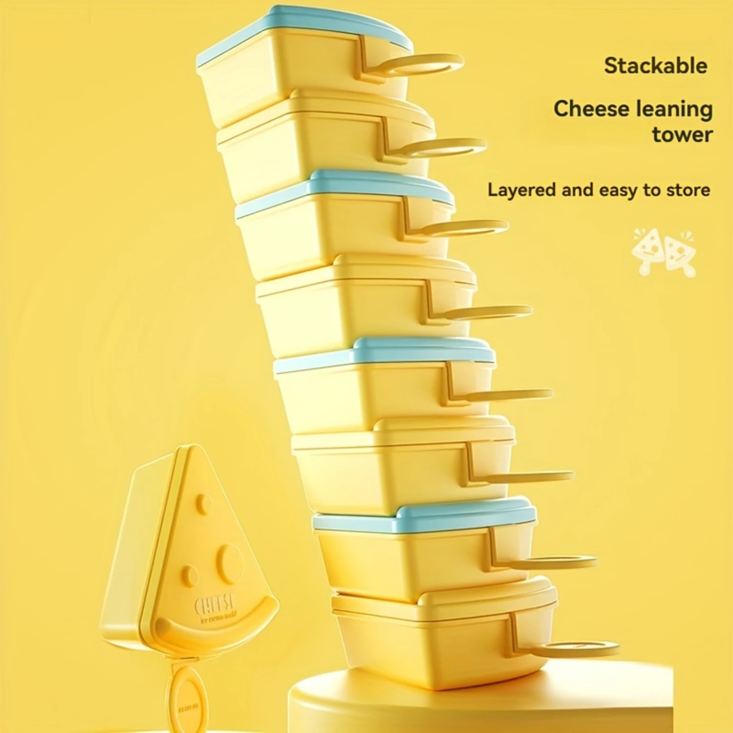 1 Set, Popsicle Mold, Creative Popsicle Mold, Cheese Popsicle Mold, Ice Cream Mold,  Ice Cube Box, Household Popsicle Mold, Safe