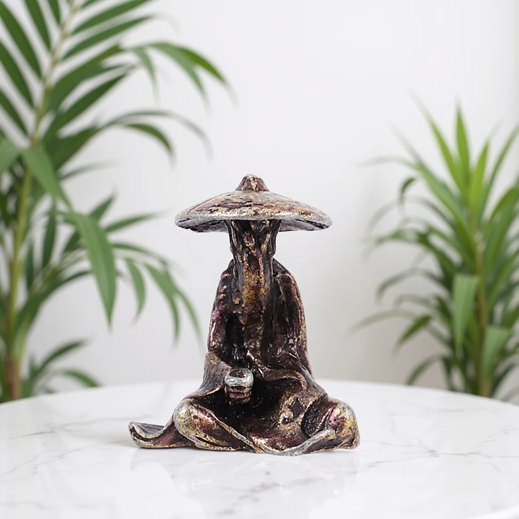 

Miniature Chinese Ancient Figure Metal Statue Micro Landscape Bonsai Garden Desktop Terrarium Decoration Ornament