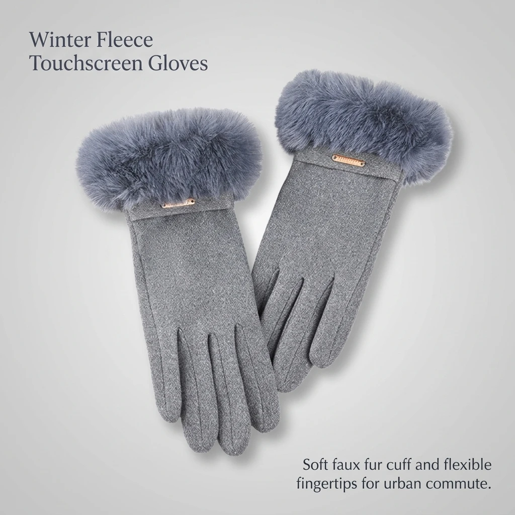 1 par de guantes con pantalla - Winter Cycling Commute Gear reseña y precio