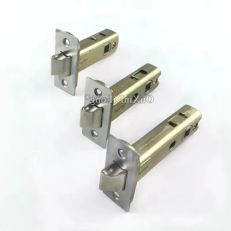 Brand New 2PCS European Mortise Lock Tongue Security Door Lock Cylinder Door Bolts Repair Parts Center Distance 50mm/60mm/70mm