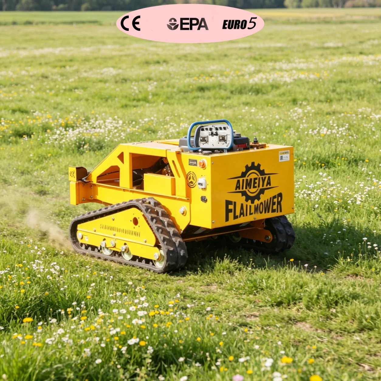 

Customized Automatic Robotic Smart Lawn Mower Durable Energy-Saving Grass Cutter Home Commercial Garden flail mower