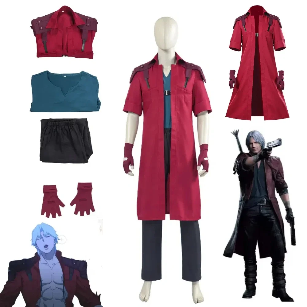 

Anime Devil Hunter Devil Cry Dante Costume Character Dante Cool Suit Game Character Hallowma Costume Cosplay Costumes for Adult