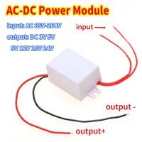 AC-DC Power Supply Module AC 110V 220V 230V To DC 3V 5V 9V 12V 15V 24V Mini Buck Converter 3W Led Isolated Voltage Stabilized