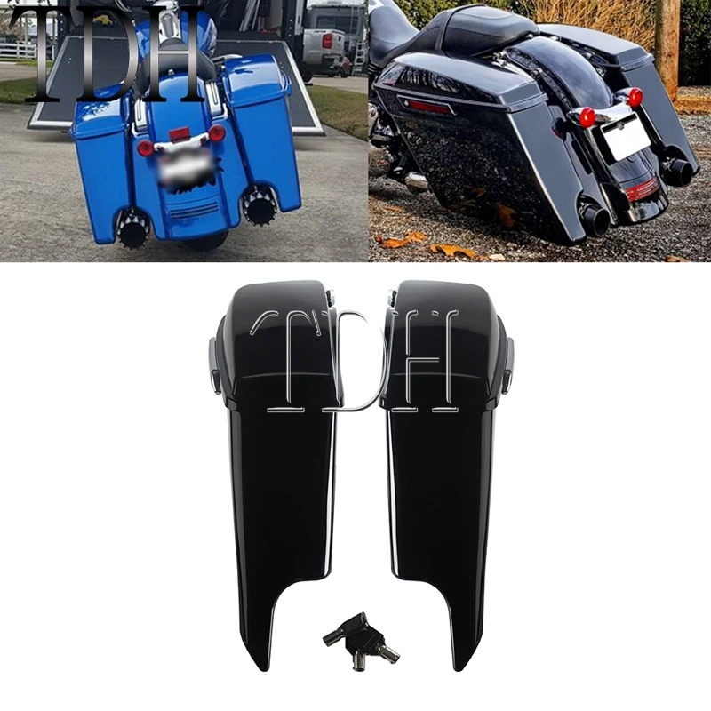 Motorcycle Accessories Hard Saddle Bags Trunk Saddlebags For Harley Touring 2014-2024 FLT FLHT FLHTCU FLHRC Road Street Glide