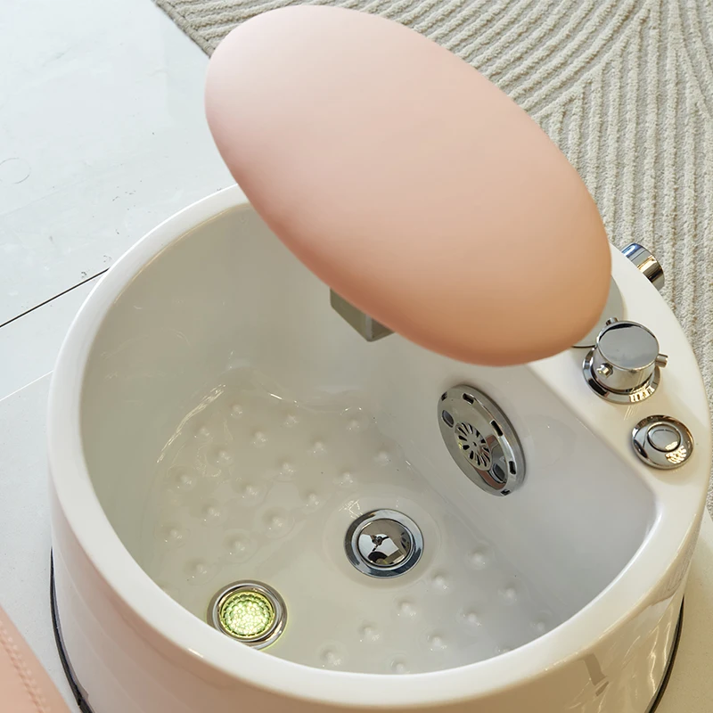 Electric foot-washing and foot-soaking chiropody ear-picking, foot-massage, beauty couch, manicure sofa bed