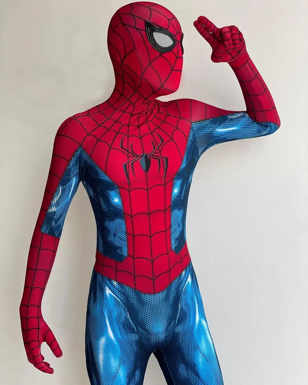 Halloween Erwachsene Kinder kein Weg nach Hause Spinne Superheld Cosplay Kostüm voller Body Zentai zweite Haut Anzug Männer Party Overall