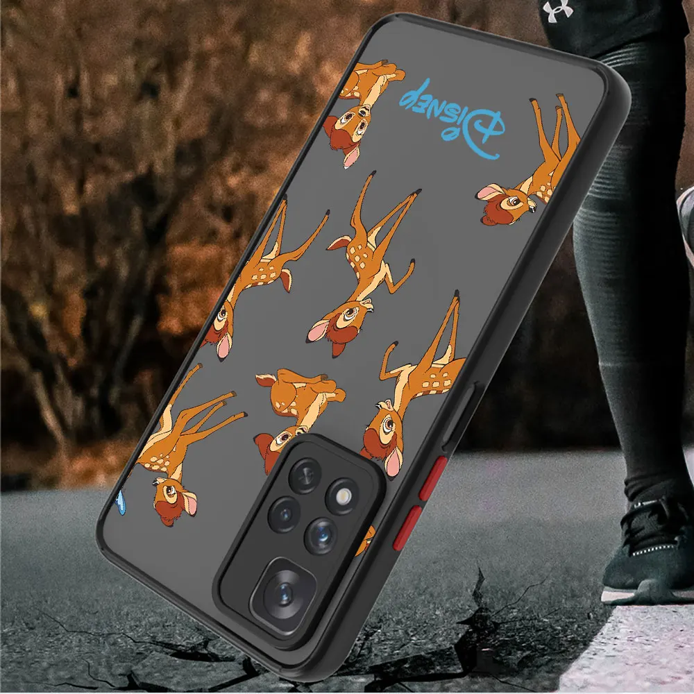 Disney Bambi Friends Thumper phone cases for Redmi Note 11 13 Pro 5G 9 10 4G 12 Pro Plus 8 10s 7 K40 9S 8T 12S 11S Cover Frosted