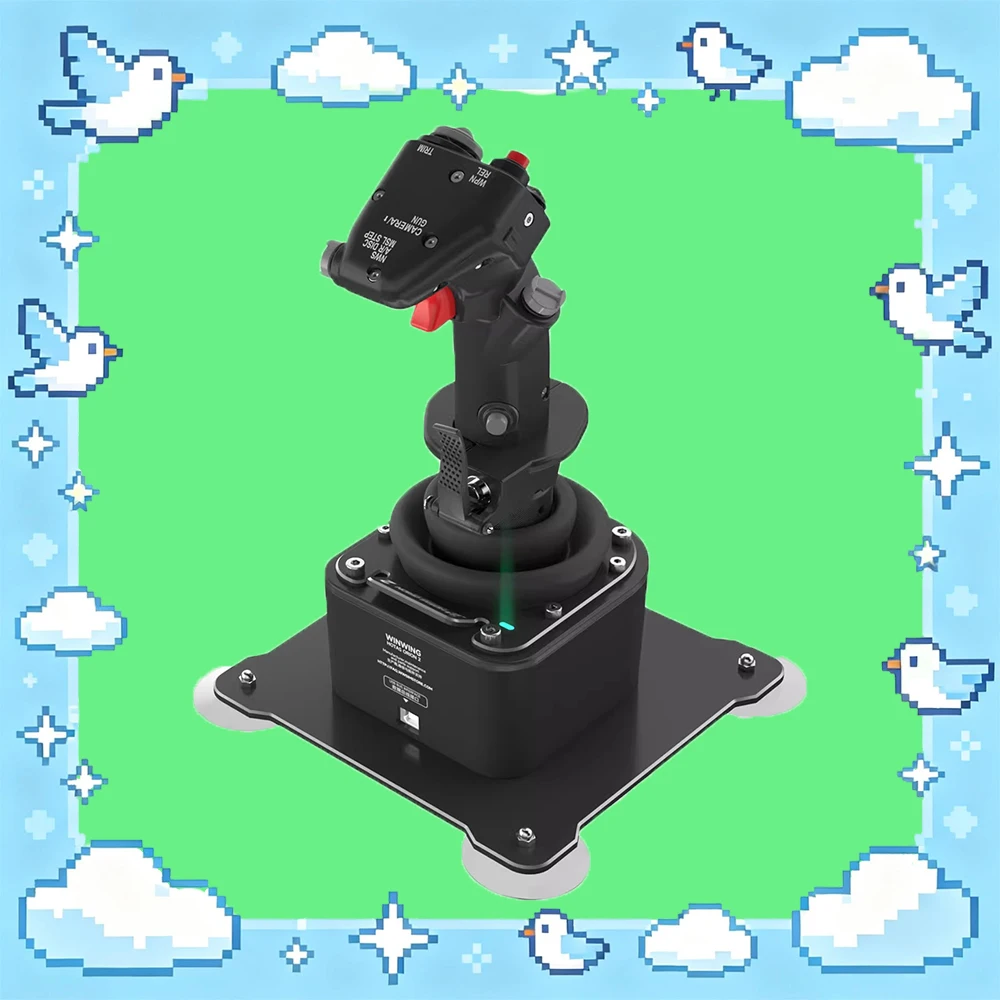 WINCTRL Orion 2 Game Rocker Cam Slide Rail Structure Radiation Anti Slip Joint Flight Rocker Compatible Movable Force Sensing