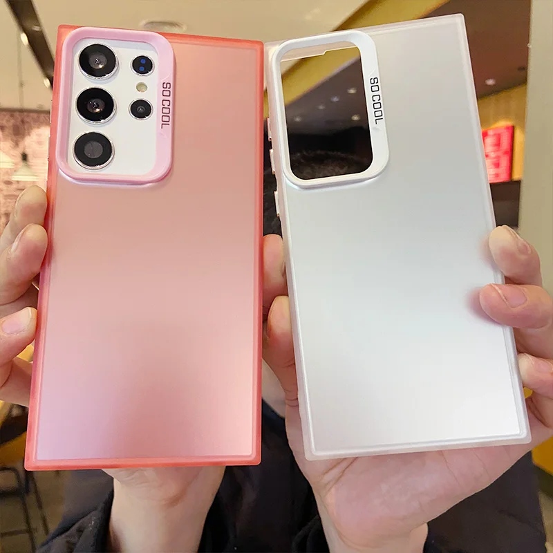 حافظة لهاتف سامسونج S25 Ultra S24 S23 Plus A26 A36 A56 غطاء حماية ناعم مقاوم للصدمات