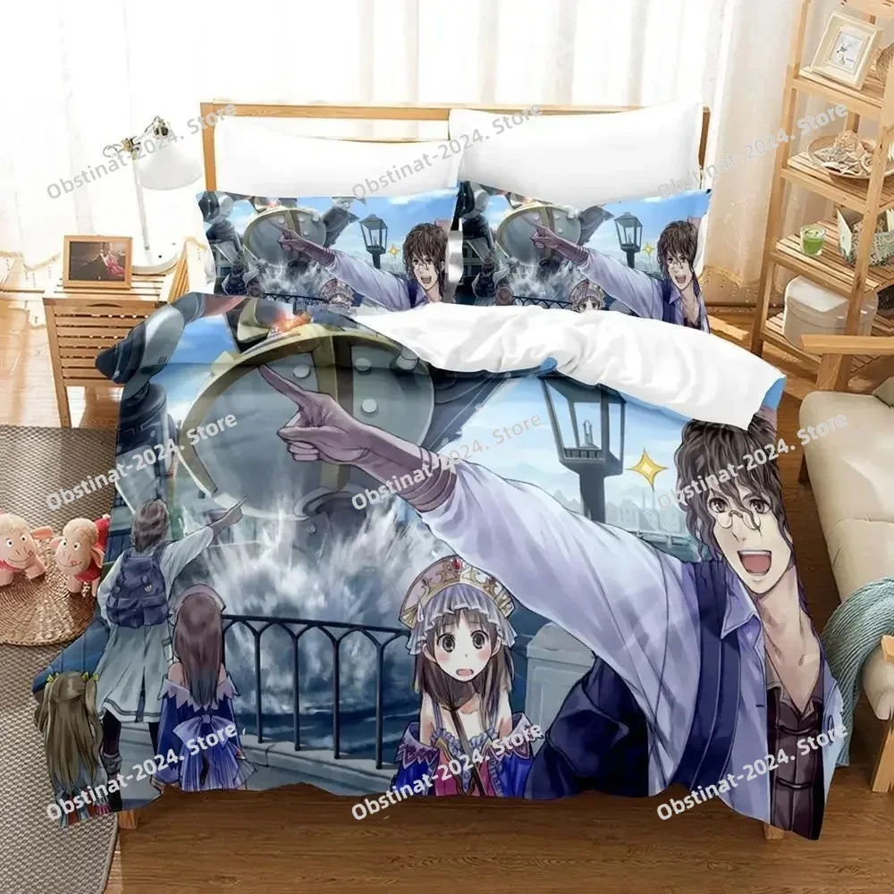 

3D Atelier Totori The Adventurer of Arland Bedding Set Printed single Comforter Duvet Cover Pillow Case 3 Pieces Kids Adult Size