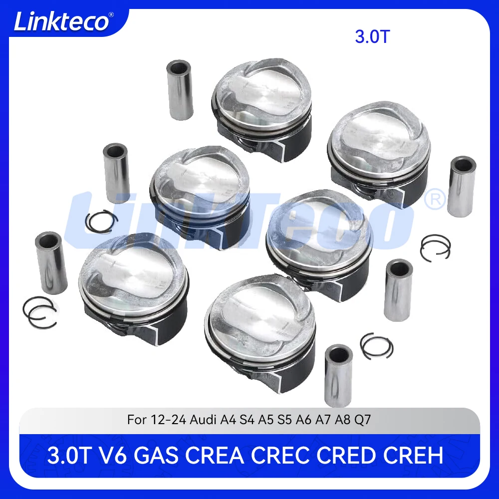 

Engine Part Piston & Ring Fit 3.0 T L V6 GAS CREA CREC CRED CREH CREG For 12-24 Audi A4 S4 A5 S5 A6 A7 A8 Q7 3.0T 06E107065EE