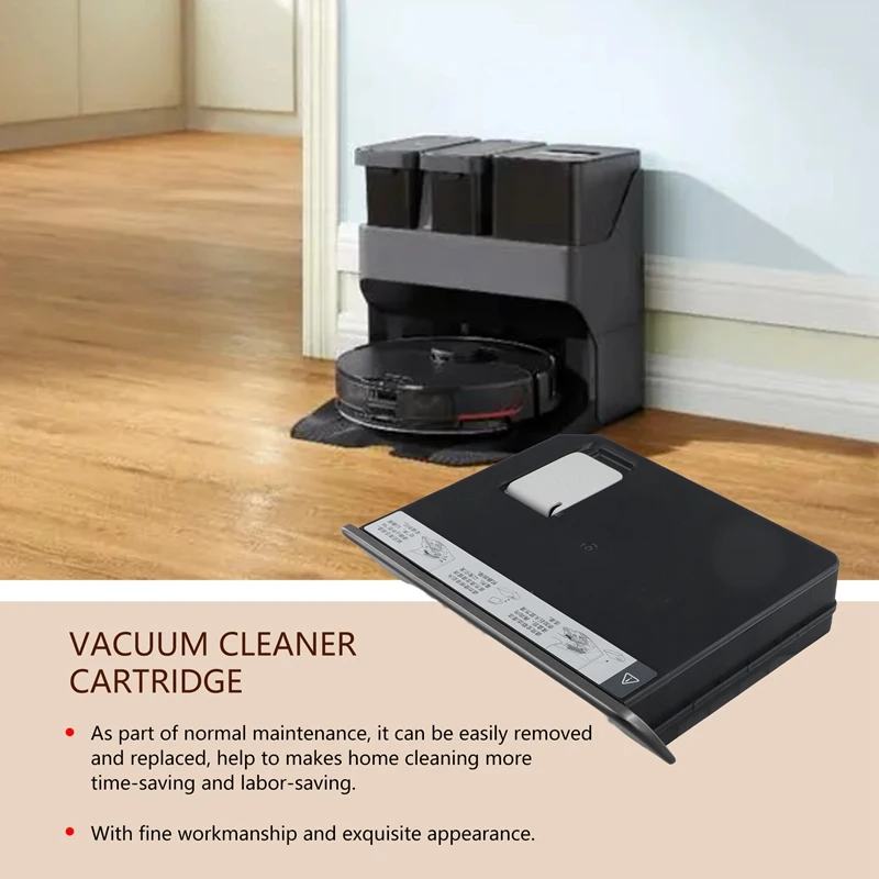 ABUD-Scatola del liquido per la pulizia per Roborock S8 Pro Ultra Parti per aspirapolvere Auto-Vuoto Dock Cleaner Liquido Scatola automatica Accessori