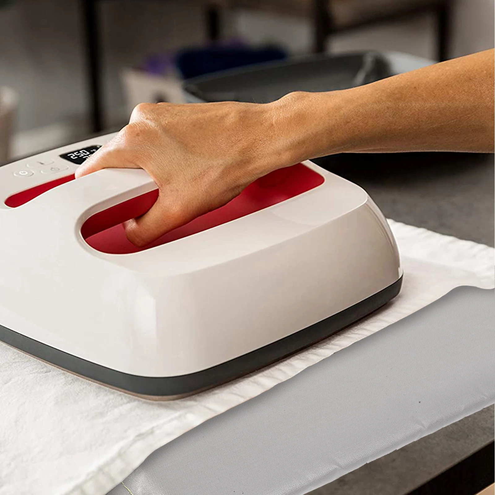 

Silver Press Transfer Pad Non Felt Ironing Pillow Practical No Fading Heat Resistant Finish Work Without Damage