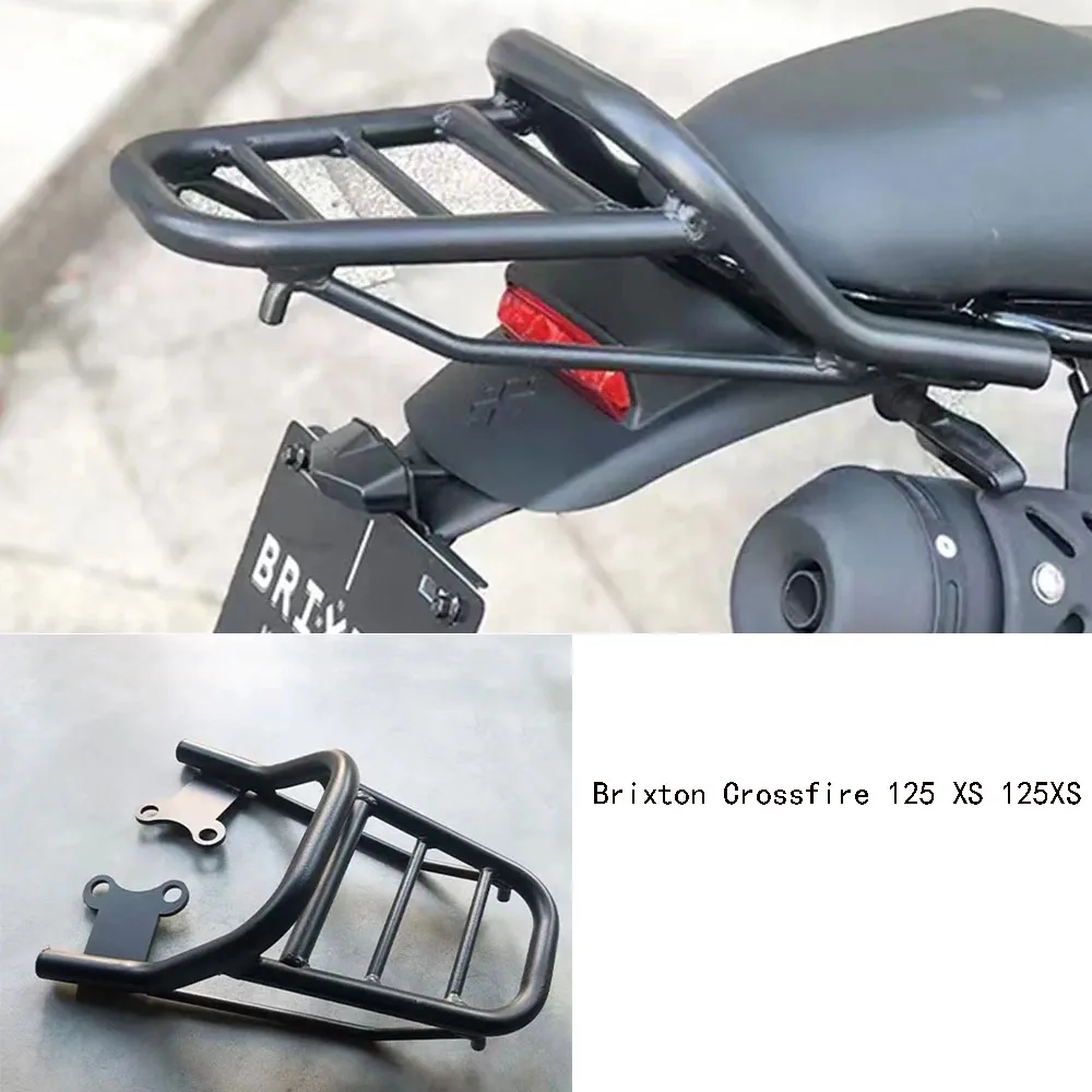 

New Fit Crossfire XS 125 Rear Seat Rack Bracket Luggage Carrier Cargo Shelf Support For Brixton Crossfire 125 XS 125XS