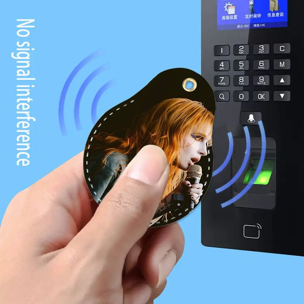 Band P-Paramore For AirTag Case Card Sleeve Holder ID Credit Bank Access Keychain For Air Tag