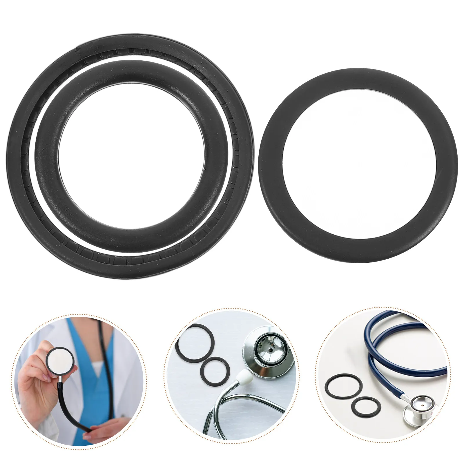 

1Set Stethoscope Repair Diaphragm Assembly Replacement Parts Kit Medical Stethoscope Accessories Spare Part Spare Parts