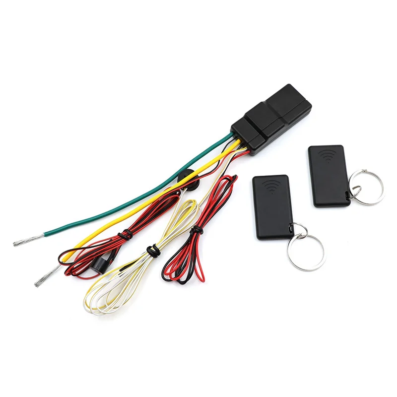 

L72A-12V Auto Intelligent Secret Lock Anti-Theft Device Black Plastic Universal 2.4Ghz RFID Car Immobilizer Engine Lock Intellig