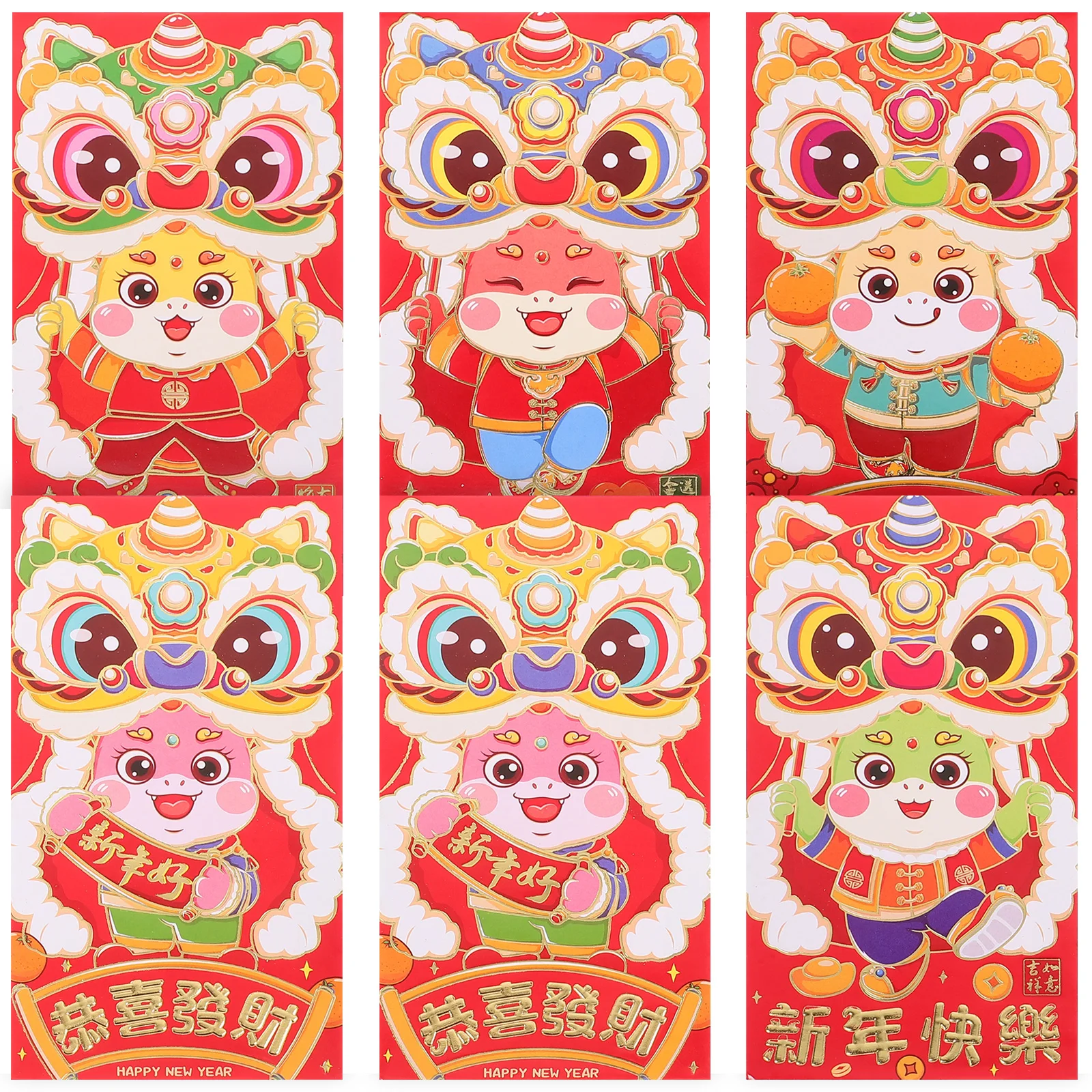 

60 Pcs Money New Year Gifts Paper Red Lucky Money Decorations Red Chinese New Year Envelopes Chinese Cash Envelopes