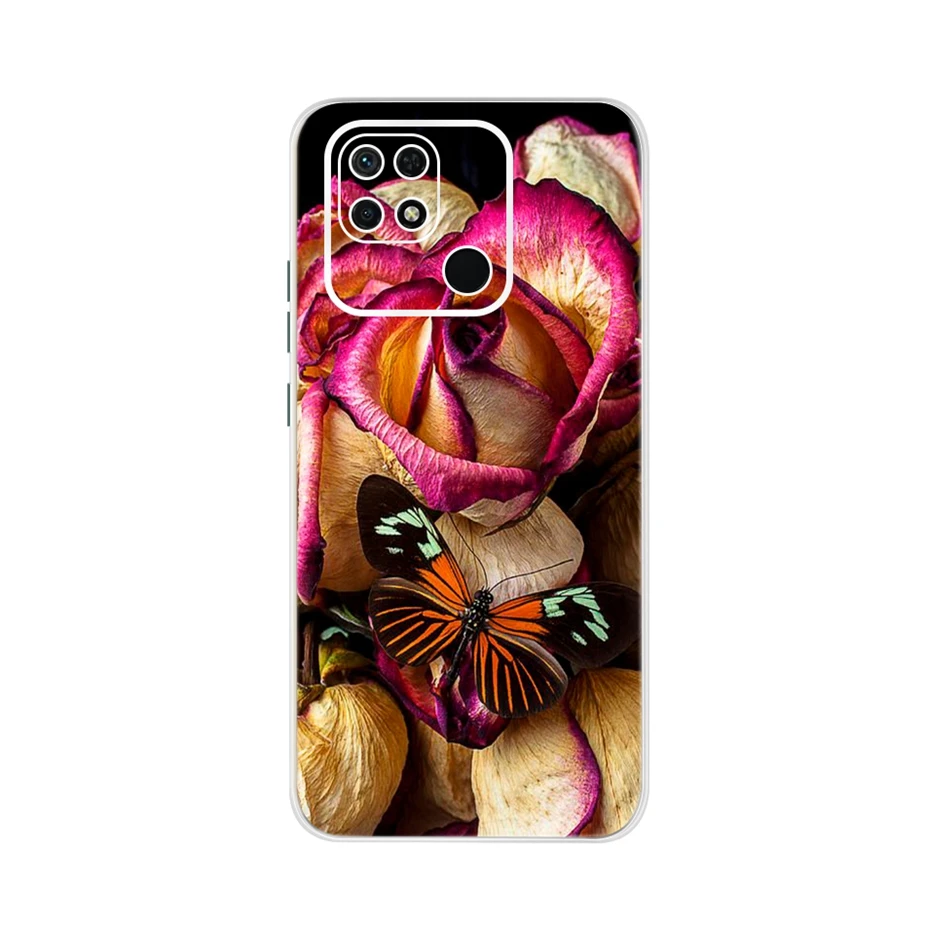 Redmi 10C Case New Fashion Cute Cartoon Cover Soft Silicone Case For Xiaomi Redmi 10C 10 C Redmi10C TPU Fundas Shockproof Bumper