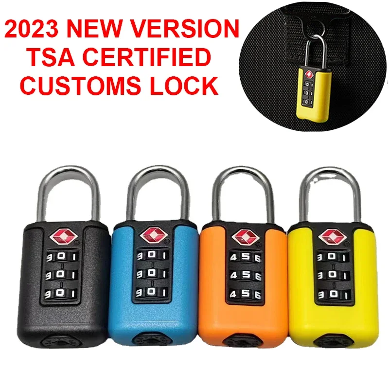 3 Digit Combination TSA  Approved Padlock Locks for Luggage Zipper Bag Suitcase Lockers Codes Travel Must Haves Essentials