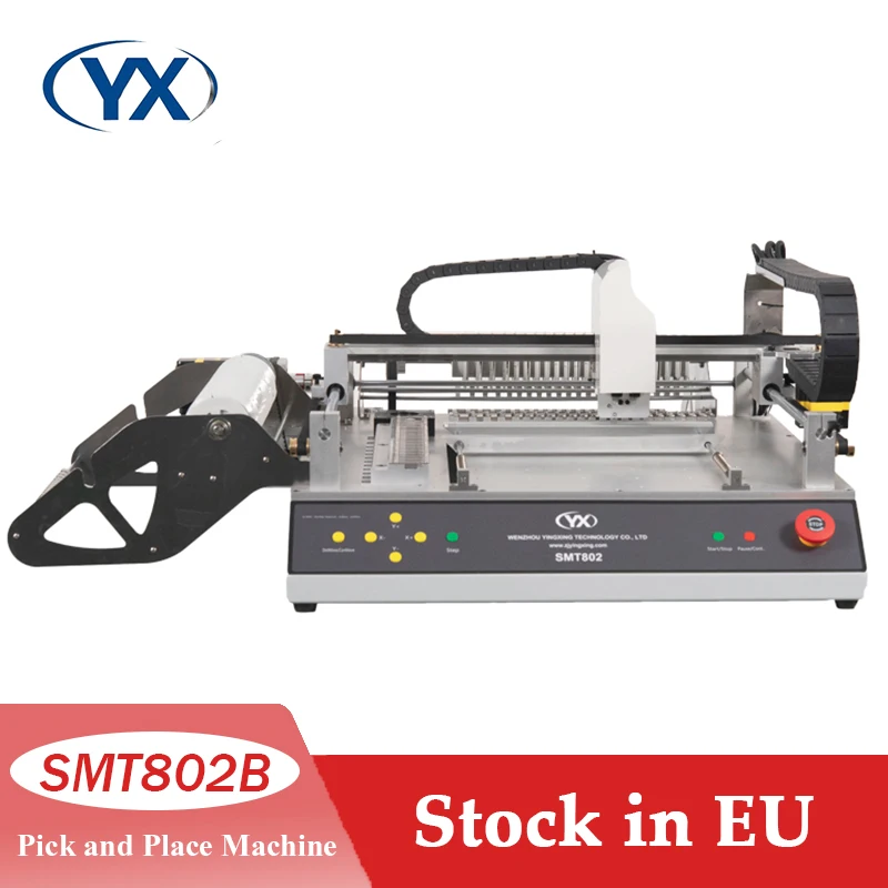 

В наличии в ЕС SMT802B Горячая продажа светодиодной машины для захвата и размещения Небольшая производственная машина 0603 Smd Smt Монтажная машина для захвата и размещения