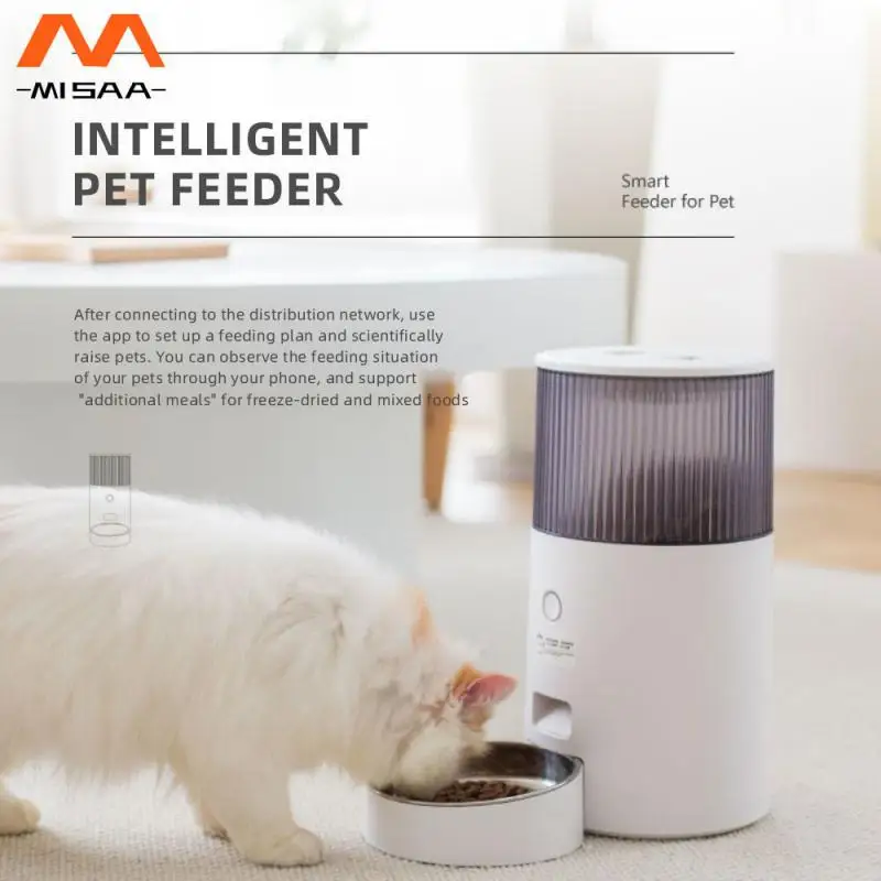 

Intelligent Pet Feeder Smart Application Pet Feeder Automatic Feeder 2.5l Dog Food Cat Food Feeder Pet Supplies Pet Smart Feeder