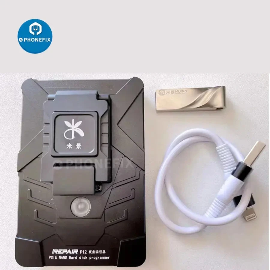 Imagem -05 - Programador de Disco Rígido para Iphone Irepair P12 Ibox2 Bga110 Tela Roxa Restaurar Face id Dados Syscfg Ler Escrever Ipad 611 Pro Max Ipad