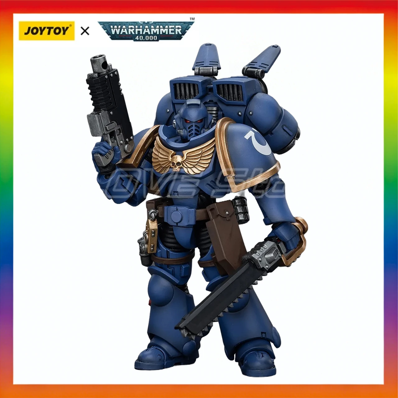 

In Stock Original JOYTOY 40K UltramarinesJump Pack IntercessorsIntercessor 2 1/18 Action Figure Model Toys Gift