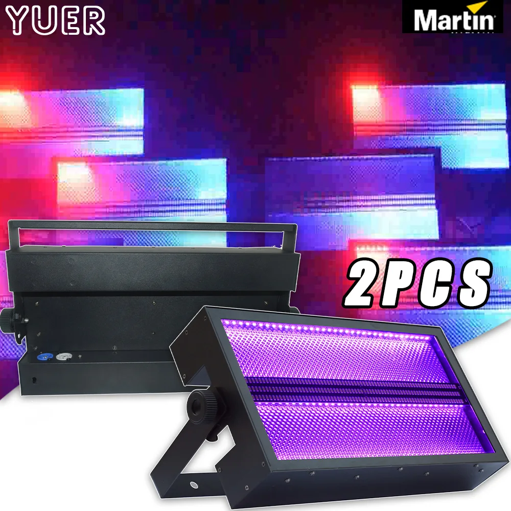 2PCS LED Martin 144PCS 200w RGBW Strobe Wash Effect Stage Lighting Dj Lighting Strobe Disco Party DMX Control Lamp