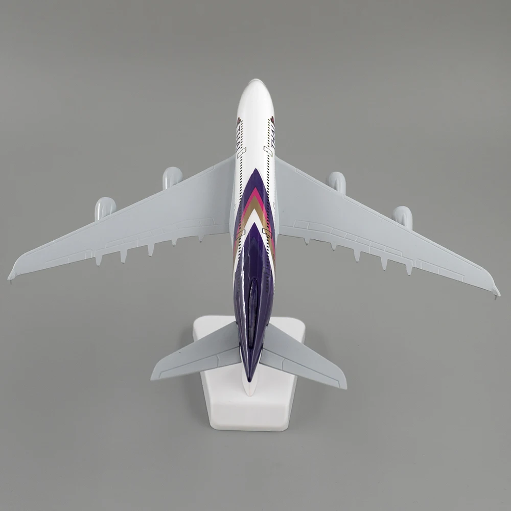 20cm Aircraft THAI Airways International Airbus A380 Thailand Alloy Plane Model Toy for Decoration Collection