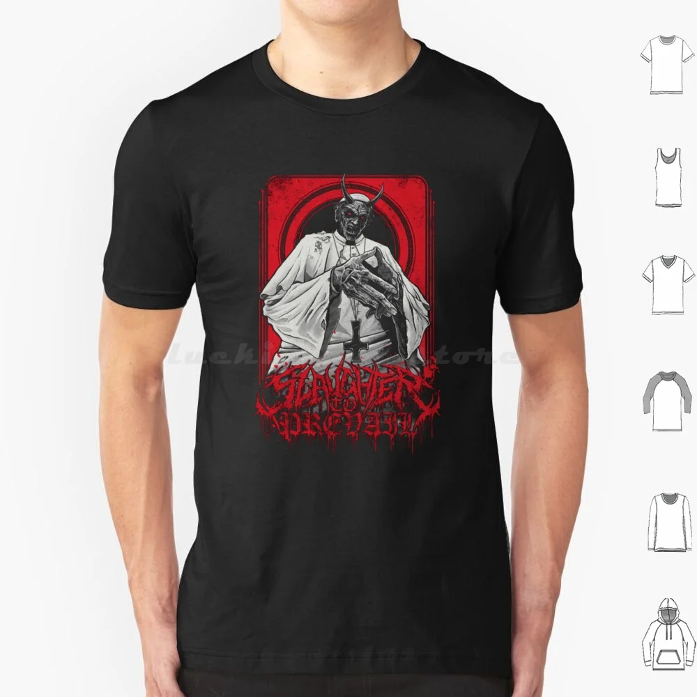 Slaughter To Prevail Merch T Shirt Cotton Men Women DIY Print Slaughter To Prevail Prevail Slaughter Misery Sermon Kostolom