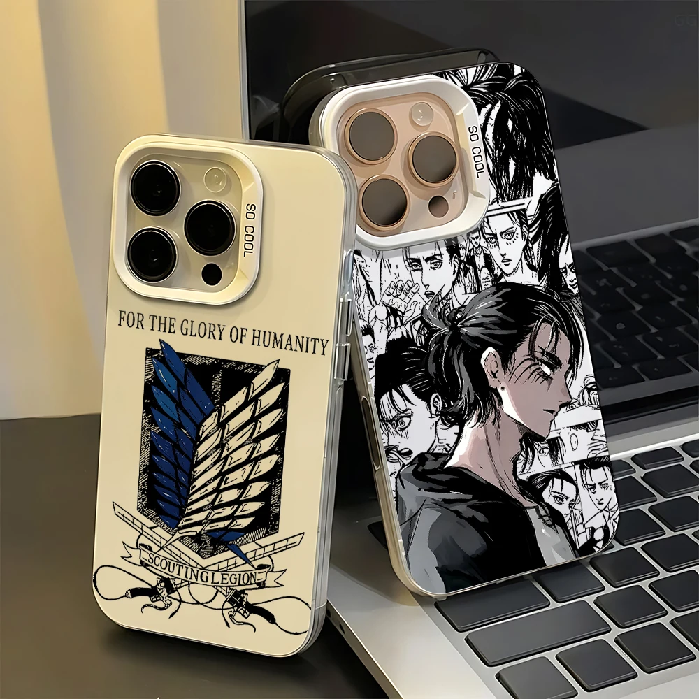 Anime Attacks on Titans Phone Case for Xiaomi Redmi Note 7 8 9 9S 10 11 12 13 14 15 Pro Plus 4G 5G Anti Fall Matte Back Cover