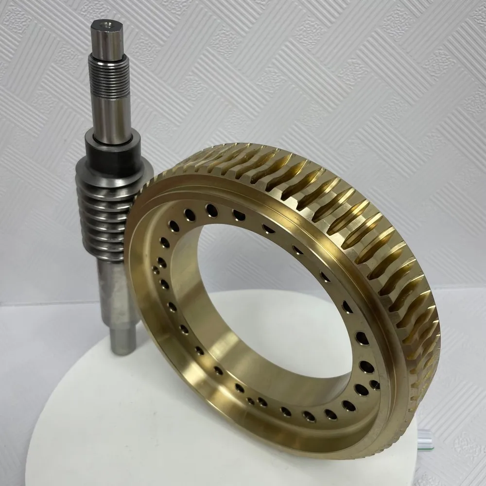 Precision Worm Gear Drive Accessories For Textile Machinery
