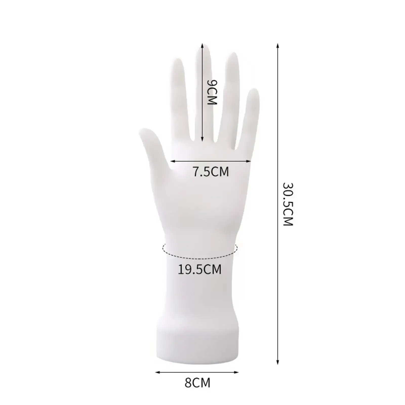 

Female Mannequin Hand Display for Jewelry Display Holder Bracelet Necklace Rings Display Stand