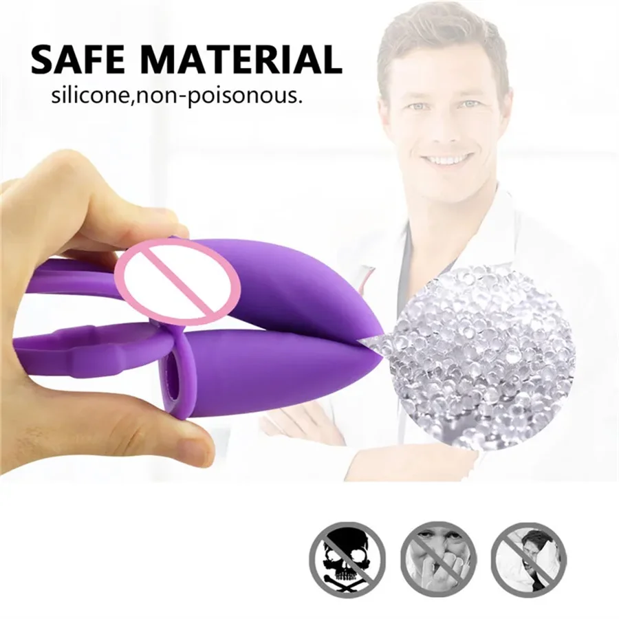 مزدوج الاختراق القضيب دسار هزاز الشرج الخرز بعقب المكونات المهبل G بقعة تدليك الجنس لعب للنساء الرجال الكبار لعبة 18 +