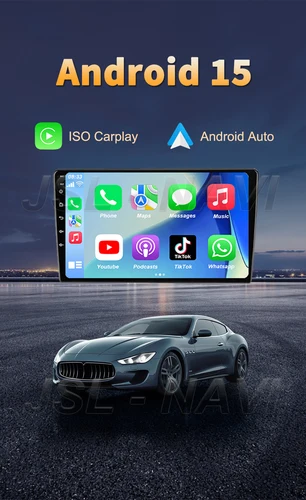 Imagen 2 del producto 9 ""Android 15 para Volkswagen Nissan Hyundai Kia Toyota Honda BTDTS 2000x1200 pantalla QLED todo en uno Universal Auto estéreo GPS