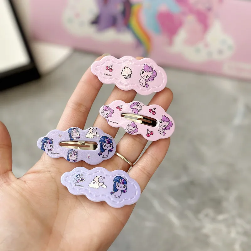 Genuine My Little Pony Basic BB Clip Pinkie Twilight Sparkle Cartoon Cute Children Kawaii Christmas Birthday Gift Accessories