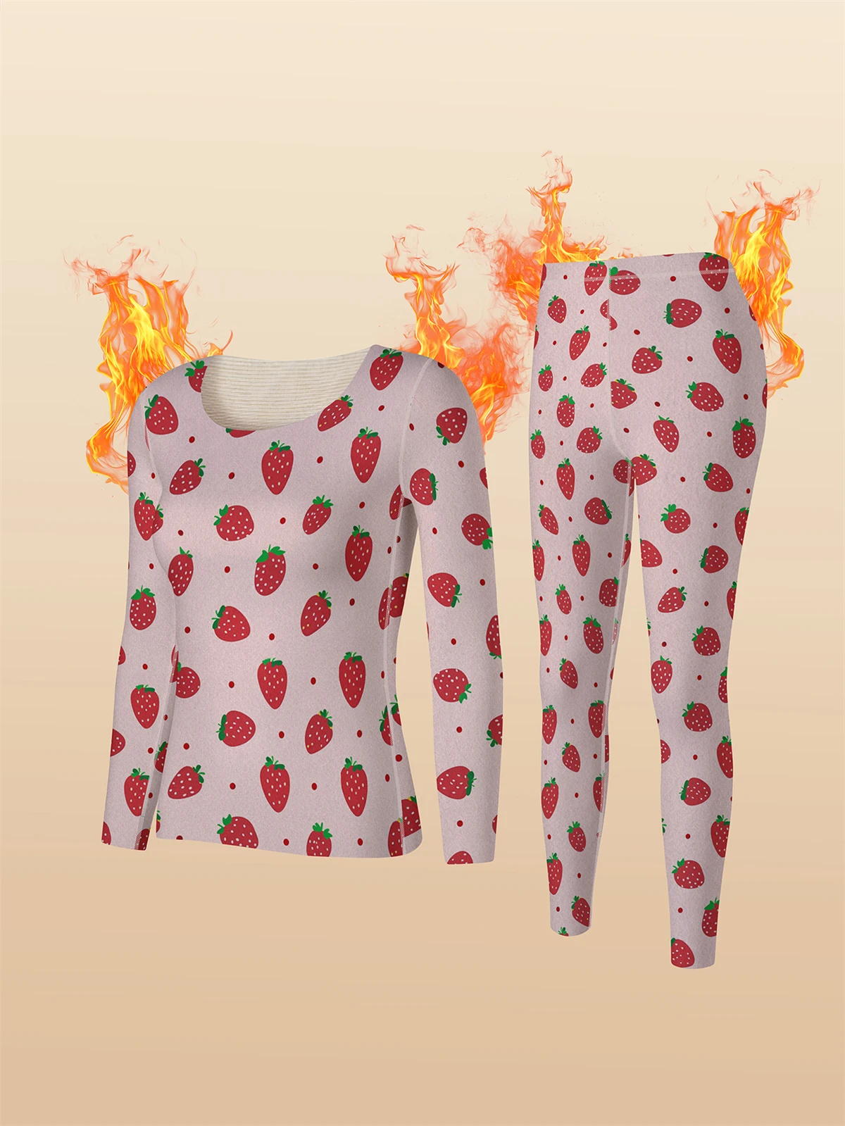 1 مجموعة ملابس اخلية حرارية دافئة مثير السيدات العشير طويل جونز النساء على شكل مجموعات الإناث الياقة المتوسطة تشكيل الملابس الحرارية #6