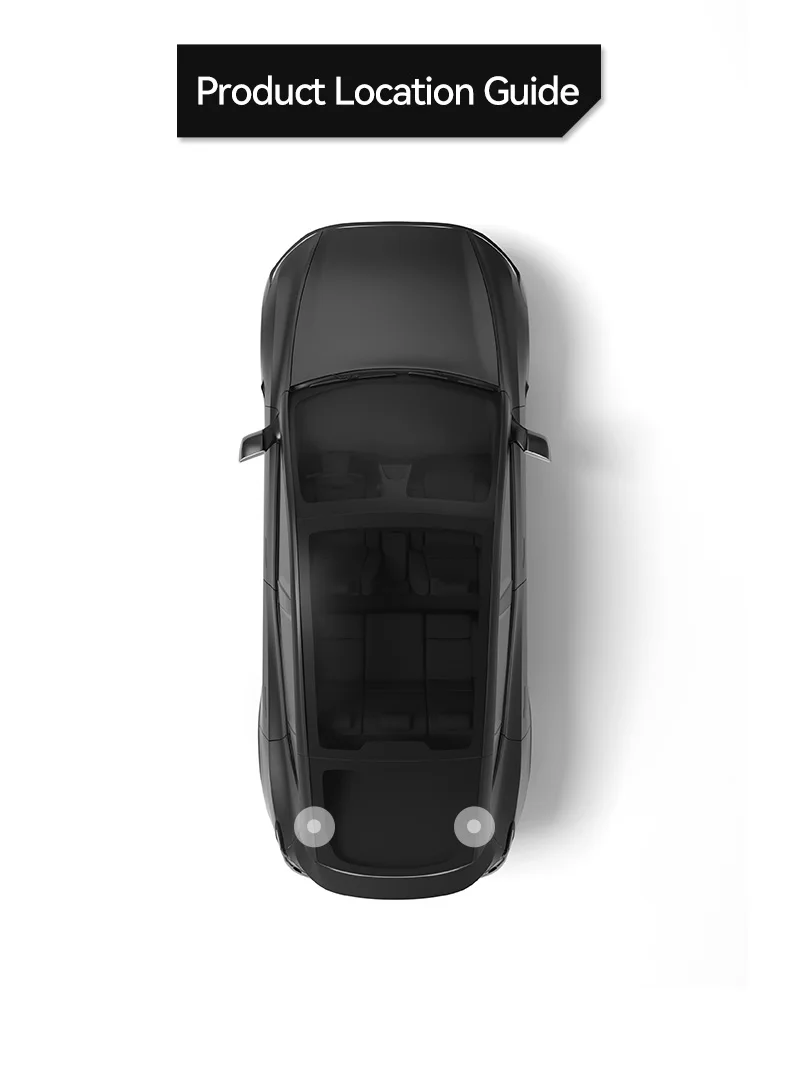 YZ 2er-Set versteckter Kofferraumhaken Aufbewahrungshaken für Tesla Model YL Y Juniper 2025 2026 Regenschirm- und Taschenhalter Auto-Innenausstattung – Detail 10