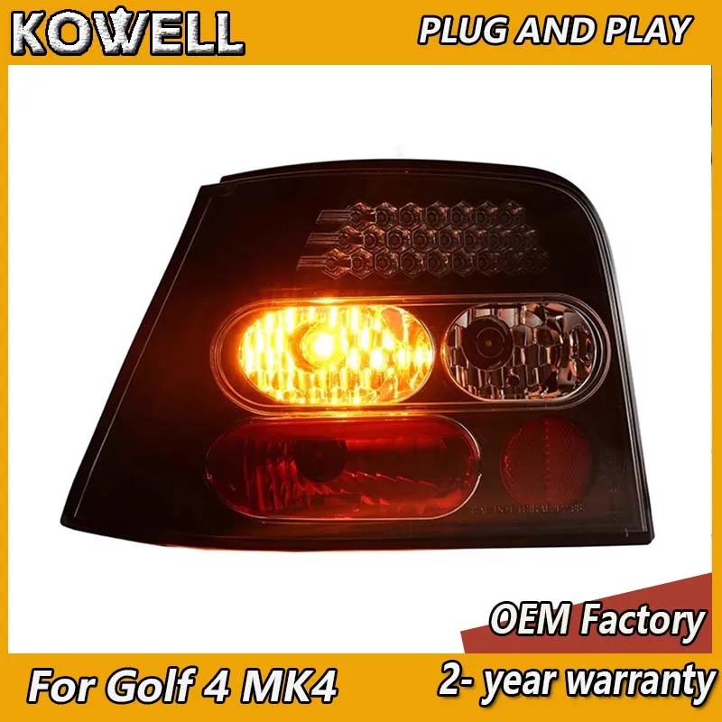 Car Styling for VW Golf 4 Tail Lights 2004-2008 Golf 4 MK4 Tail Light Rear DRL Fog Brake Reversing Turn Signal