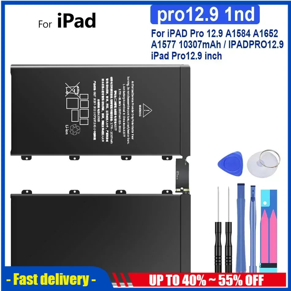 

Аккумулятор 10307 мАч Pro12.9 1-й Аккумулятор для планшета Apple IPad Pro 12,9 A1584 A1652 A1577 Сотовый Телефон смартфоны портативный аккумулятор