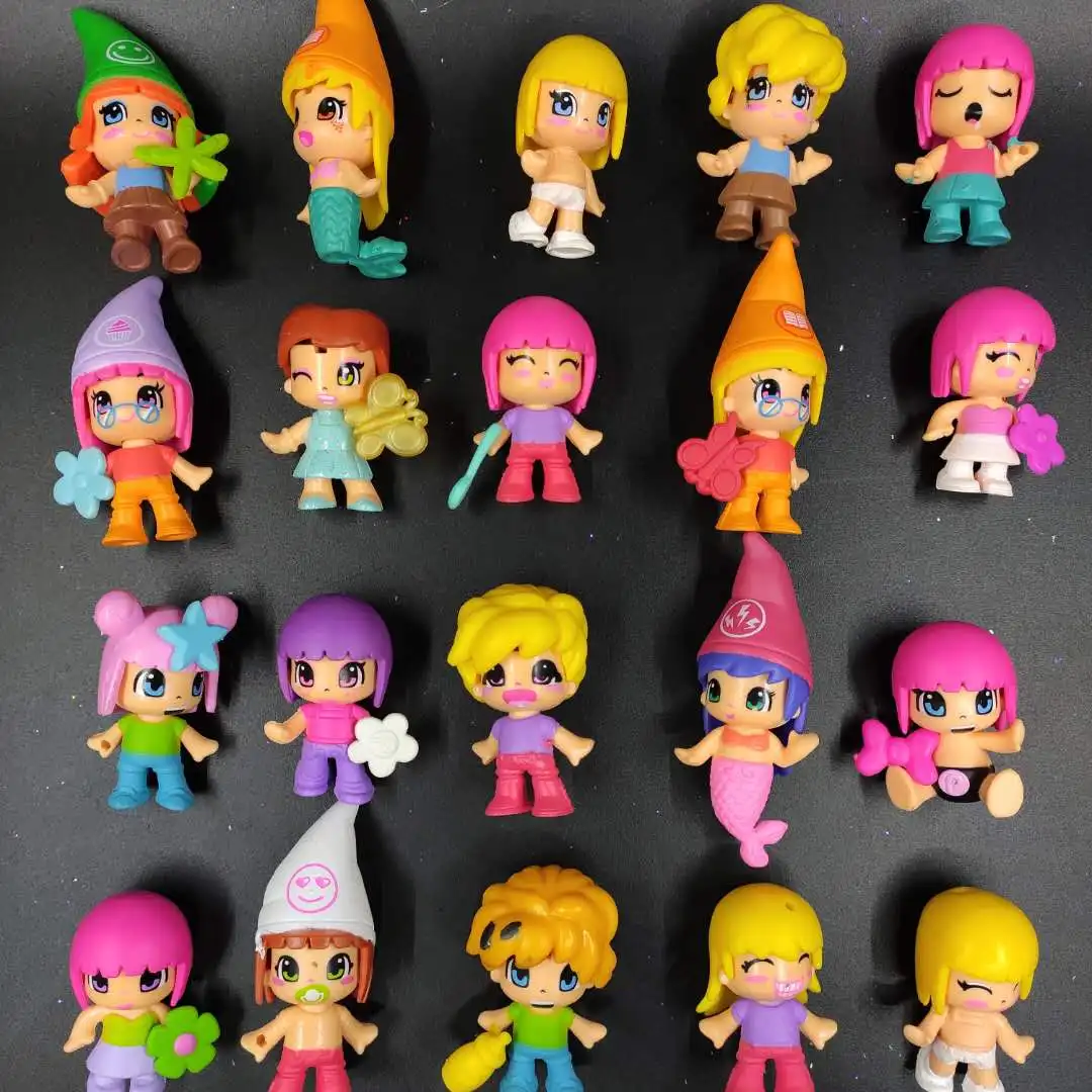 Oryginalny 2 sztuk/5 sztuk/10 sztuk/20 sztuk/zestaw Famosa dwustronna osoba lalka Pet DIY dom dla dzieci dziewczyny prezenty zabawki