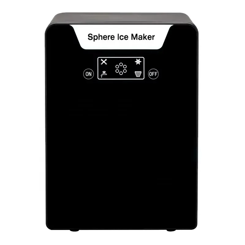 Counter Top Home Sphere Ice Machine Crystal Ice Ball 4Pcs Per Cycle 160Pcs and 10Kgs Per Day for Cocktails Drinks Whiskey