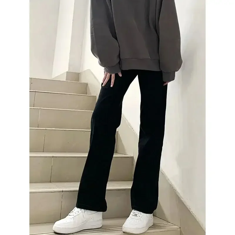 

Y2k Clothes Jeans For Woman New Wide Leg High Waist Loose Straight Comfortable Trousers Slimming Long Drag Fashion Casual