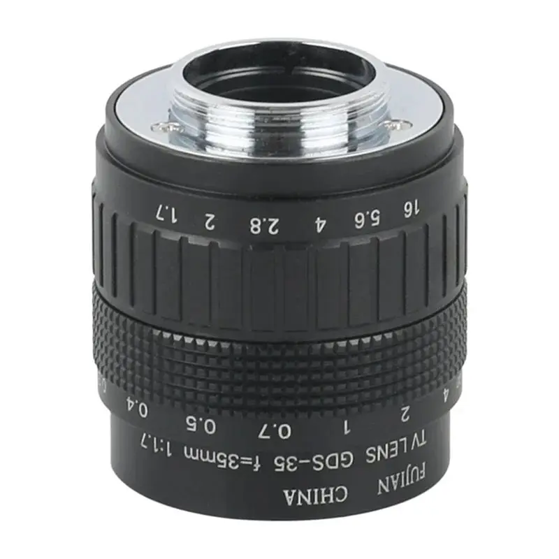 KYCOR-2Pcs 35Mm CCTV Lens C Mount TV Movie Lens For HDMI-Compatible USB Industrial Digital Video Microscope Camera