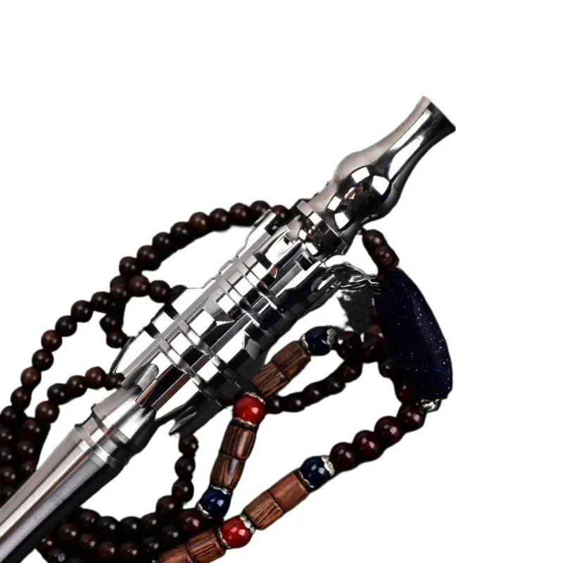 Mecha wind titanium alloy water pipe holder, original chain hanging model