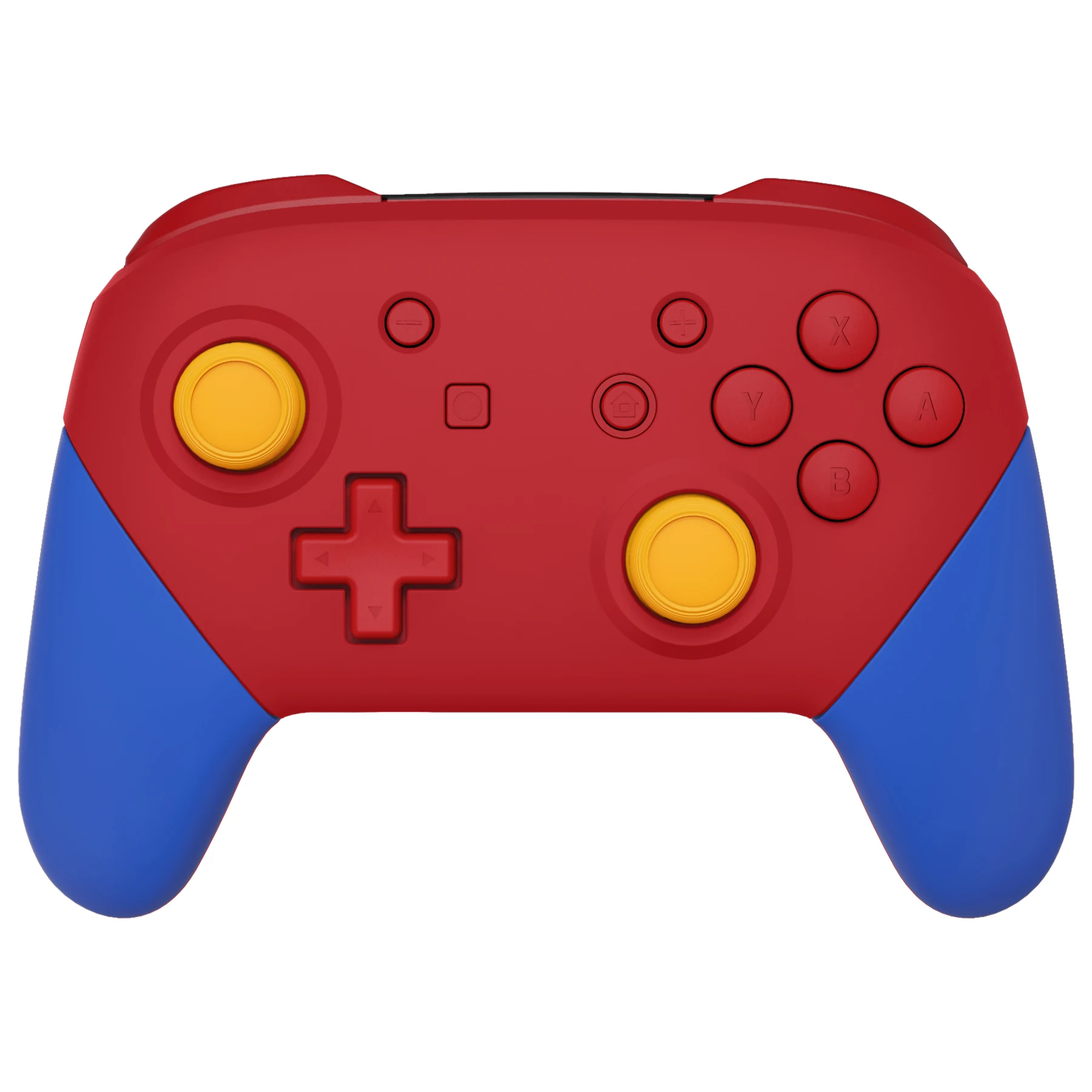 

For Nintendo Switch Pro Controller eXtremeRate DIY Replacement Housing Shell - Passion Red & Blue